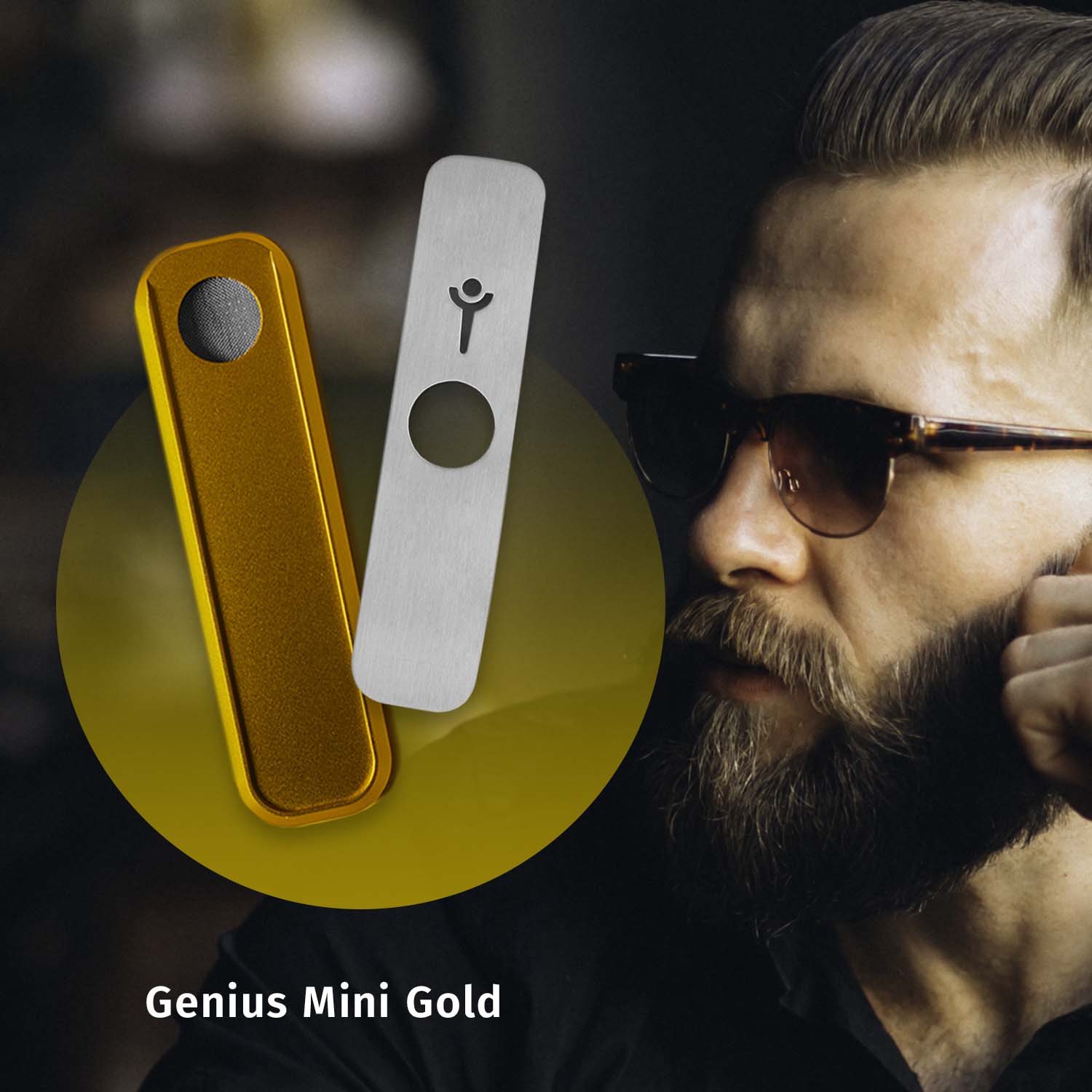 Gold Mini Genius Pipe – Age Of Hemp
