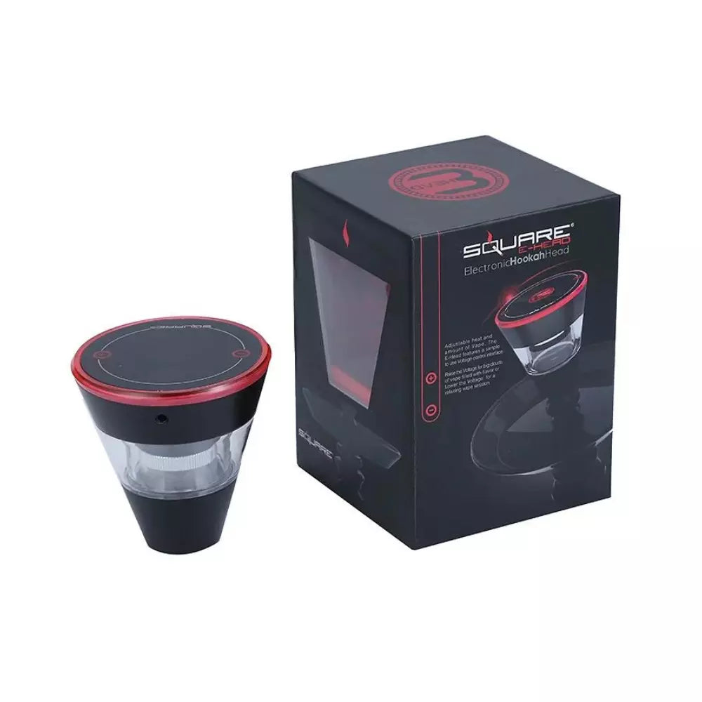 Square E-Head Electronic Hookah Bowl Age Of Hemp Square E-Head Electronic Hookah Bowl Age Of Hemp